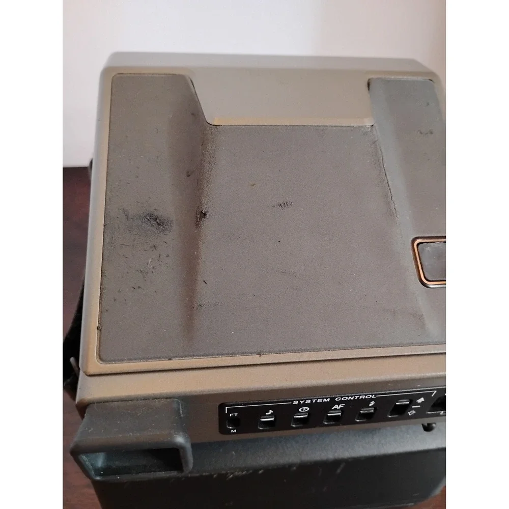Vintage polaroid Spectra System Instant Film Camera w/ Quintic Lens and HardCase